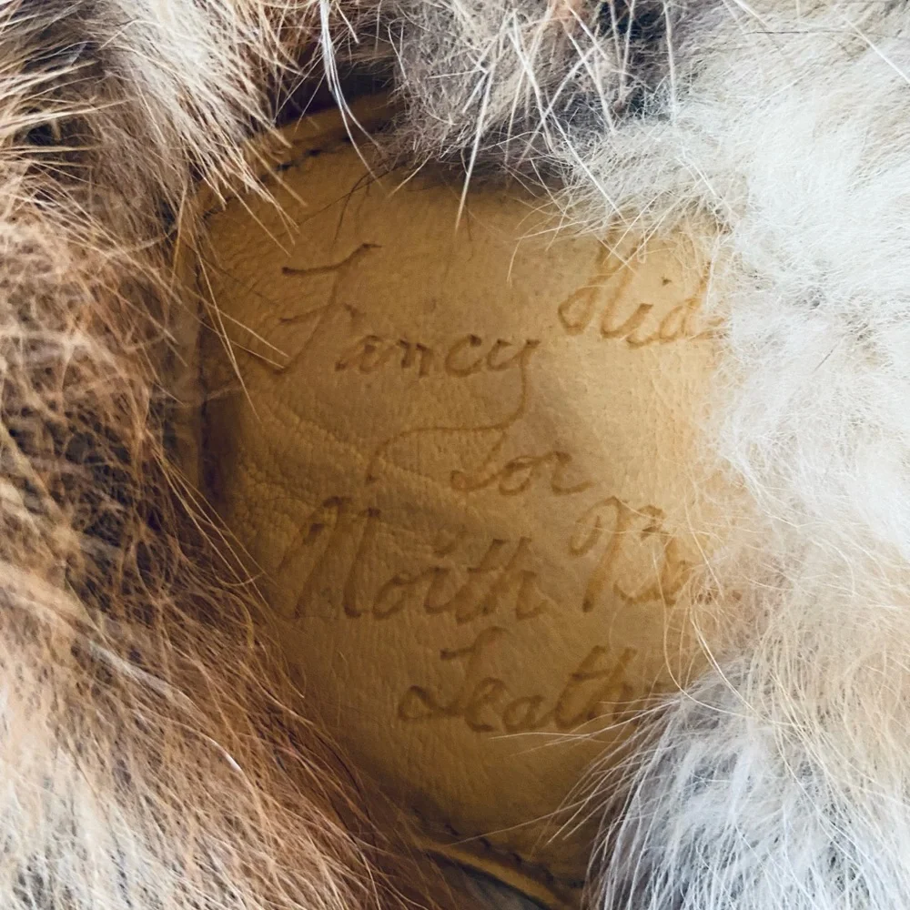 Fancy Hides for North Beach Leathers Hooded Fur Lined & Trimmed Leather Jacket